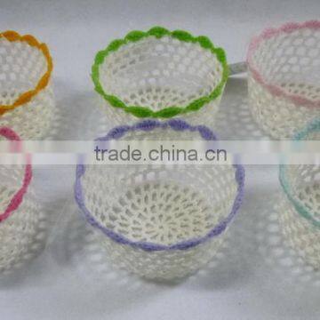 Crochet Mini Basket Round
