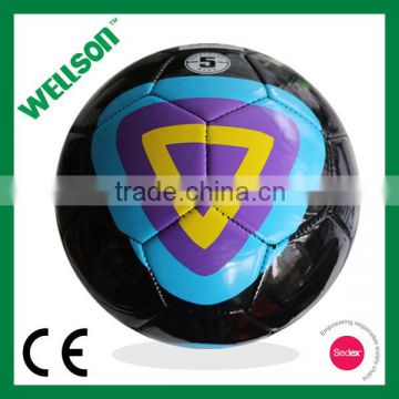 Black training soccer ball