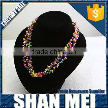 new product fashion classic multi strand pearl necklaces