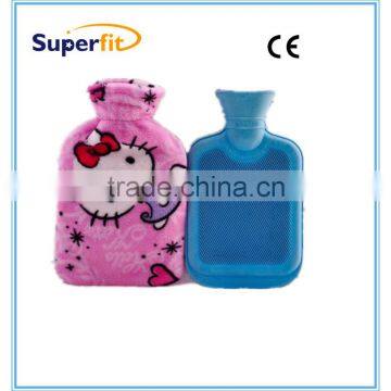 color hot water bag for Microwave use