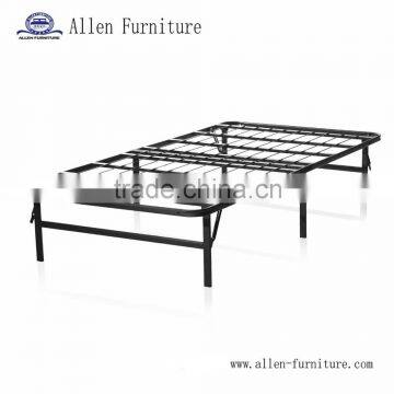 Foldable Metal Platform Bed Frame and Mattress Foundation - Twin