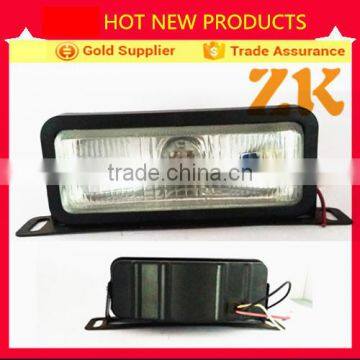 Rectangular square halogen 12V 55W front semi truck fog light work lamp