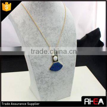 simple delicate turquoise pendant necklace