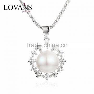 New Design European Arrival S925 Pearl Jewelry Pendant Necklace