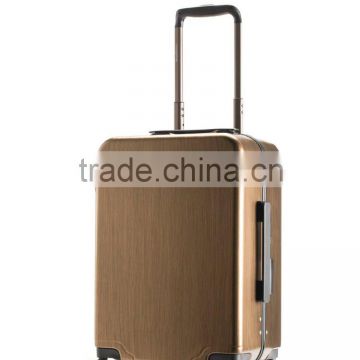 2016 Fashionable suitcase Spinner Caster abs trolley luggage