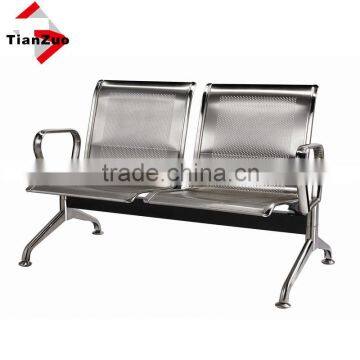 TianZuo 2-Seat Waiting Area Stainless Steel Public Bench