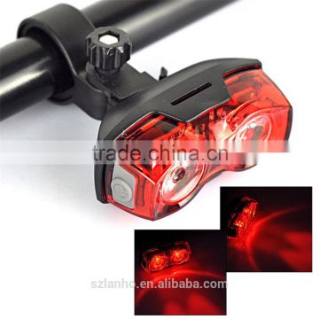 2016 Wholesale 2 LED Bike Bicycle Cycling Back Rear Tail Flashing Light Safety Warning