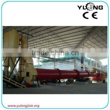 good quality yulong single layers rotary type wood dust dryer