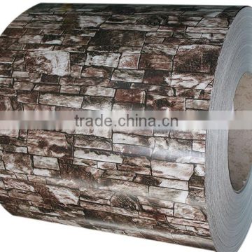 Prepainted galvanized pattern steel coil for integrated metope