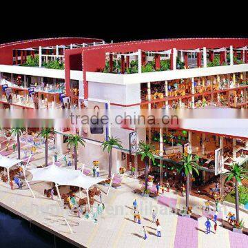 Shopping mall Building scale model making supplier from China