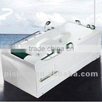 Succinct White Porcelain Bathtub