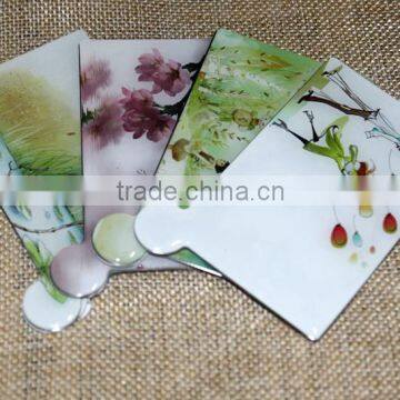 Super Mirror Finish Stainless Steel Sheet and Wholesale Metal Mirror Frame Silver Cover Cosmetic Mirror for Friends photo-6