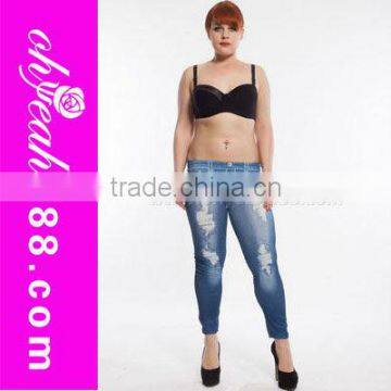 Paypal accept ladies jean type hot sale cheap plus size printed leggings