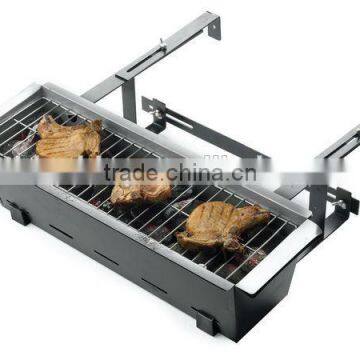 Balcony fence grill design charcoal bbq grill