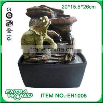 Home and Garden Elephant Water Fountain Resin Ornament photo-2