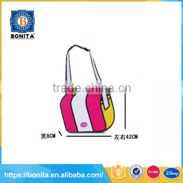 3d cartoon high quality shoulder bags for teen