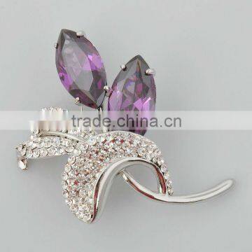 High quality cubic zircon bulk brooches