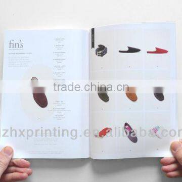 Hot,full color printing brochure for shoes wholesale