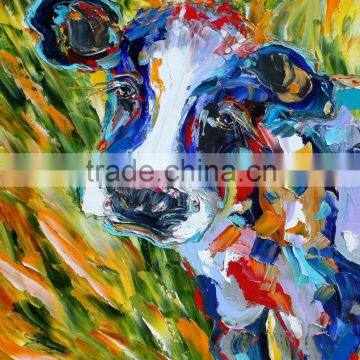 Hot sale! Newest design popular modern animal oil paintings on canvas manufacturer price