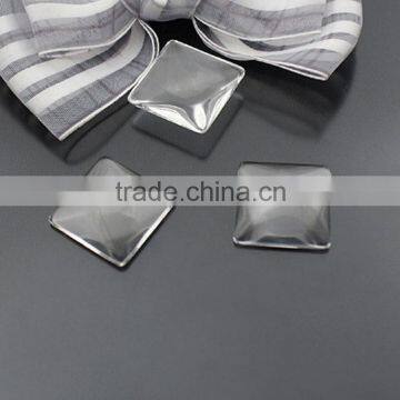 Square glass cabochons size:8MM,12MM,16MM,18MM,20MM,25MM,30MM, Etc... wholesale clear 12mm glass cabochons