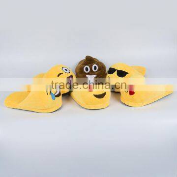 Free Size Indoor Emoji Slippers/plush Emoji Shoes/ Soft Slippers Plush for Man and Women photo-2