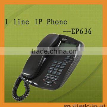 EP636,sip server/1 line sip ip phone