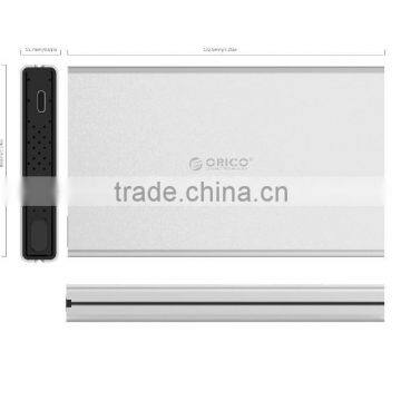 ORICO 2528C3 TYPE-C 2.5 External Hdd Enclosure Custom Aluminum Hdd Enclosure Hdd Case 15mm photo-6