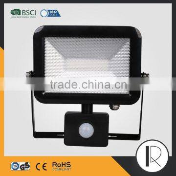 CE GS IP65 Slim 10W Sensor LED Floodlight