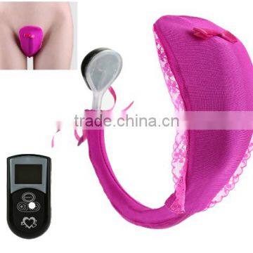 2016 New Vibrating Panties 10 Functions Wireless Remote Control Strap on C-String Underwear Vibrator for Women Sex Products