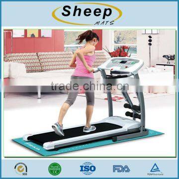 The popular gym anti slip treadmill mat