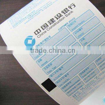 multipurpose thermal paper roll back print