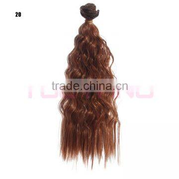 No Shedding Factory Price Synthetic Straight Wavy Hair Extension photo-5