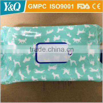 Non-woven Disposable Pet Cleaning Wet Wipes and Pet Cleaning Wet Tissues