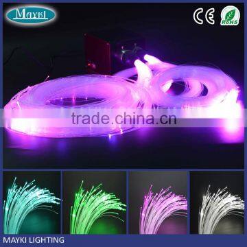 LED fiber optic plug in light for starry sky ceiling with optical fibre cable and illumination