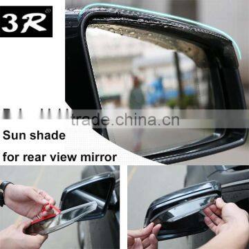 2x Clear Rear View Car Side Mirror Sun Shade Eyebrow Rain Shield Water Guard SUV