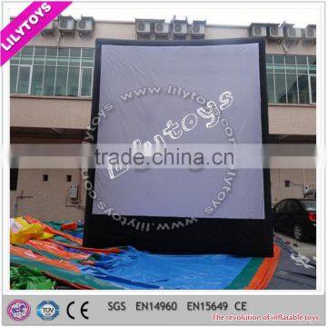 Popular stpye inflatable screen/durable screen with strong nylon PVC coat 2015