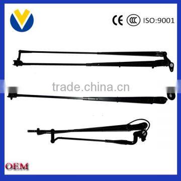 Double-levers windshield wiper arm