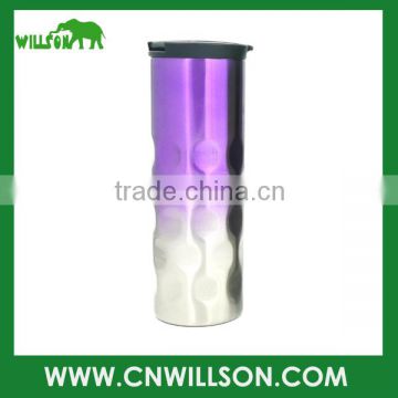 wholesale factory price stainless steel tumbler ,16oz vacuun flask mug