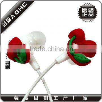 3D ODM pvc earphone promotional earphone