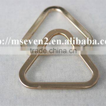 High Quality 100% Zinc Alloy Triangle Textile Garment Metal Buckles for Wholesale photo-2