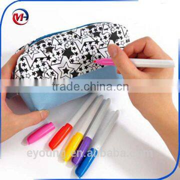 High quality 300D DIY drawing/coloring pencil bag with 210D lining