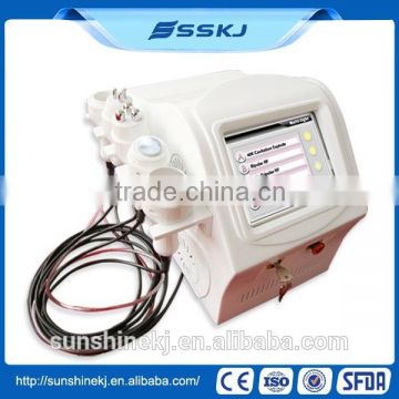 New portable 5 in 1 CE approved monopolar rf ultrasonic cavitation 40khz