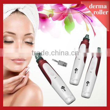 Factory supply Auto MYM derma roller kits/ Red electric skin roller for sale -EL011