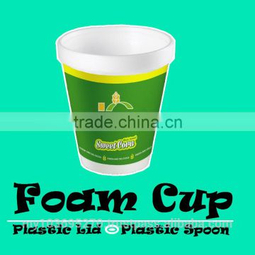 Foam Cup (6oz & 8oz) / Plastic Lid / Plastic Spoon