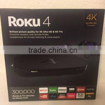 Best New Offer For Brand New Roku 4 Streaming Media Player - 4K UHD, WIFI, USB, HDMI