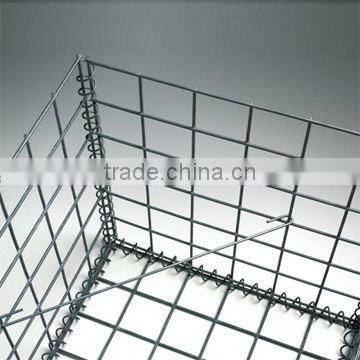 best quality welded mesh gabion baskets/round welded gabion box with availiable price for sale (ISO9001:2008)