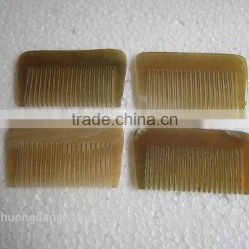 Best selling hair comb made of buffalo horn, low price products made in Vietnam