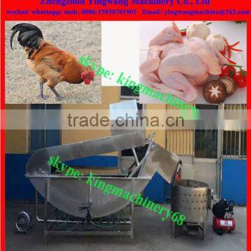 poultry duck goose chicken scalding and defeathering machine