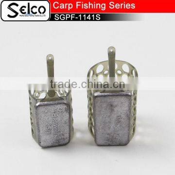 SGPF-1141S (27mm*32mm) Plastic Lead Weights Carp Fishing Cage Feeder photo-4