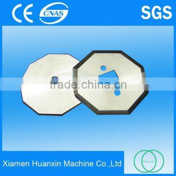 Tungsten carbide round blades for textile industry